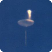 Un globo estratosférico MIR sobre Buenos Aires