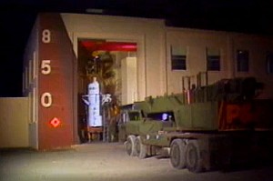 View of the legendary building 850 in Holloman AFB. It was the place where all balloon activities were coordinated