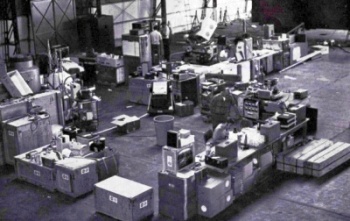 View of the hangar used in the Parana base to perform the preparations of the payloads flown on the GALAXIA 70 campaign