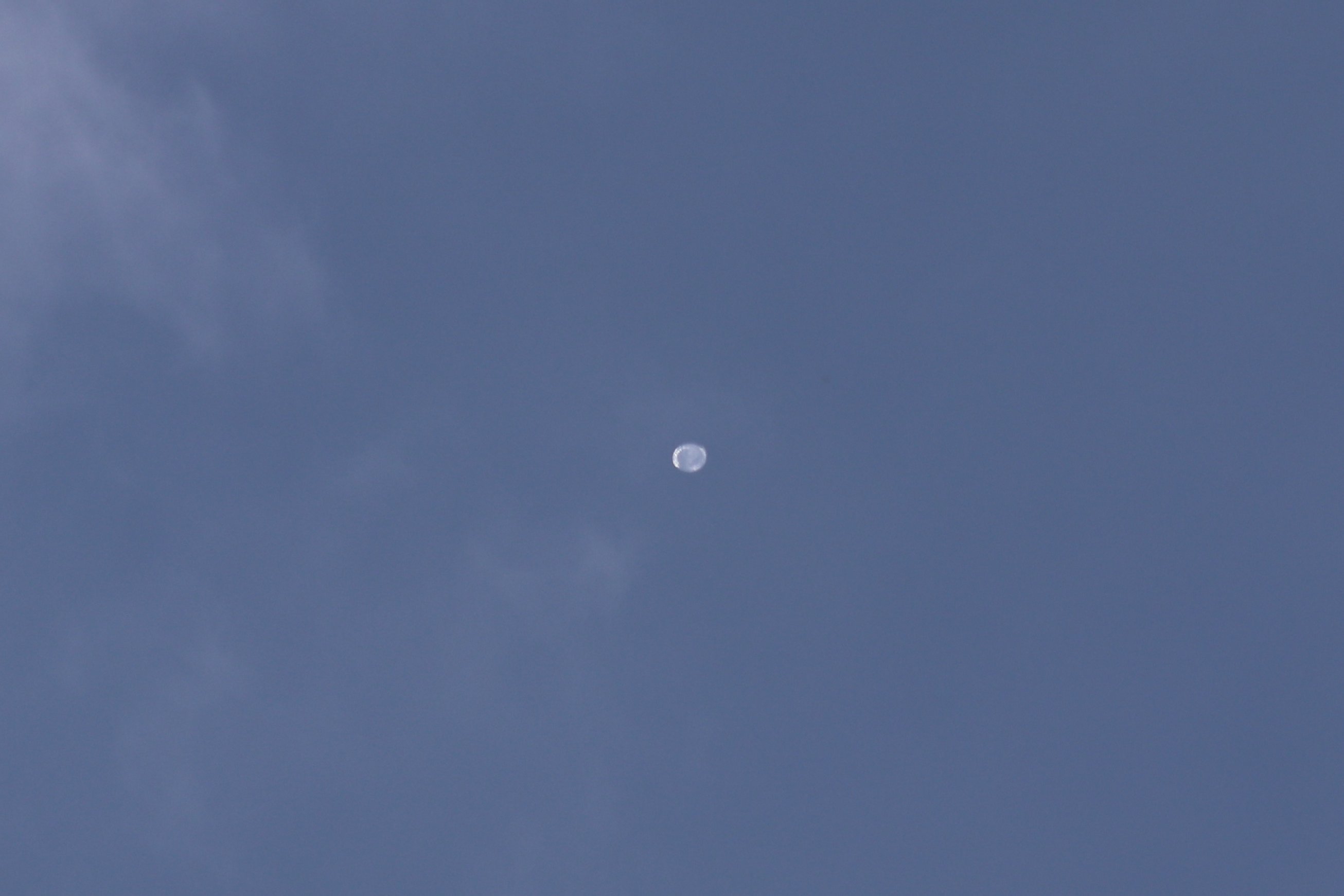 The balloon seen above Vinton, Iowa on September 11, 2023